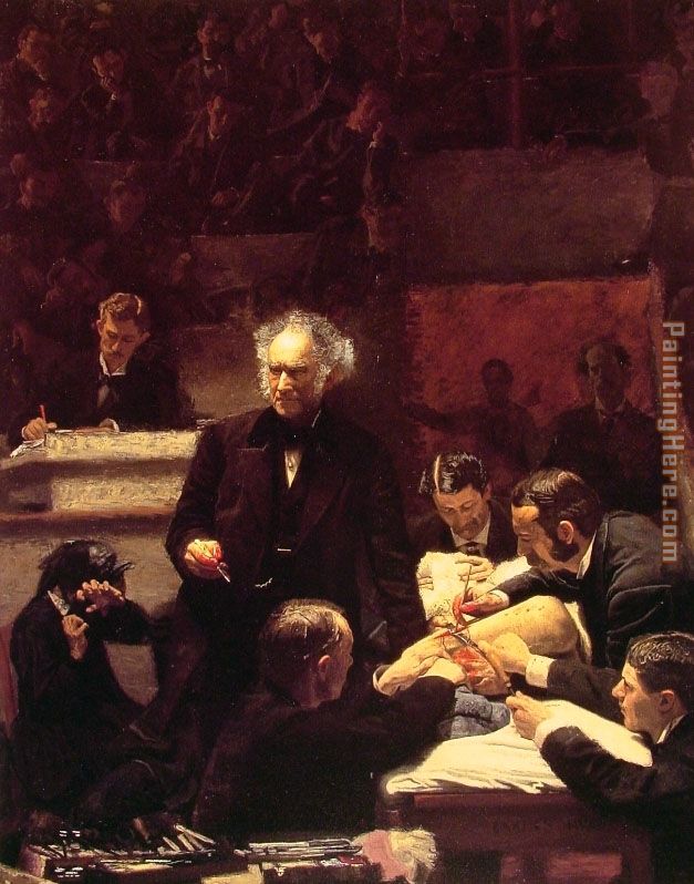 The Gross Clinic painting - Thomas Eakins The Gross Clinic art painting
